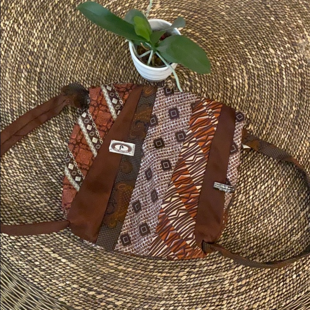 Handmade backpack out of men’s ties